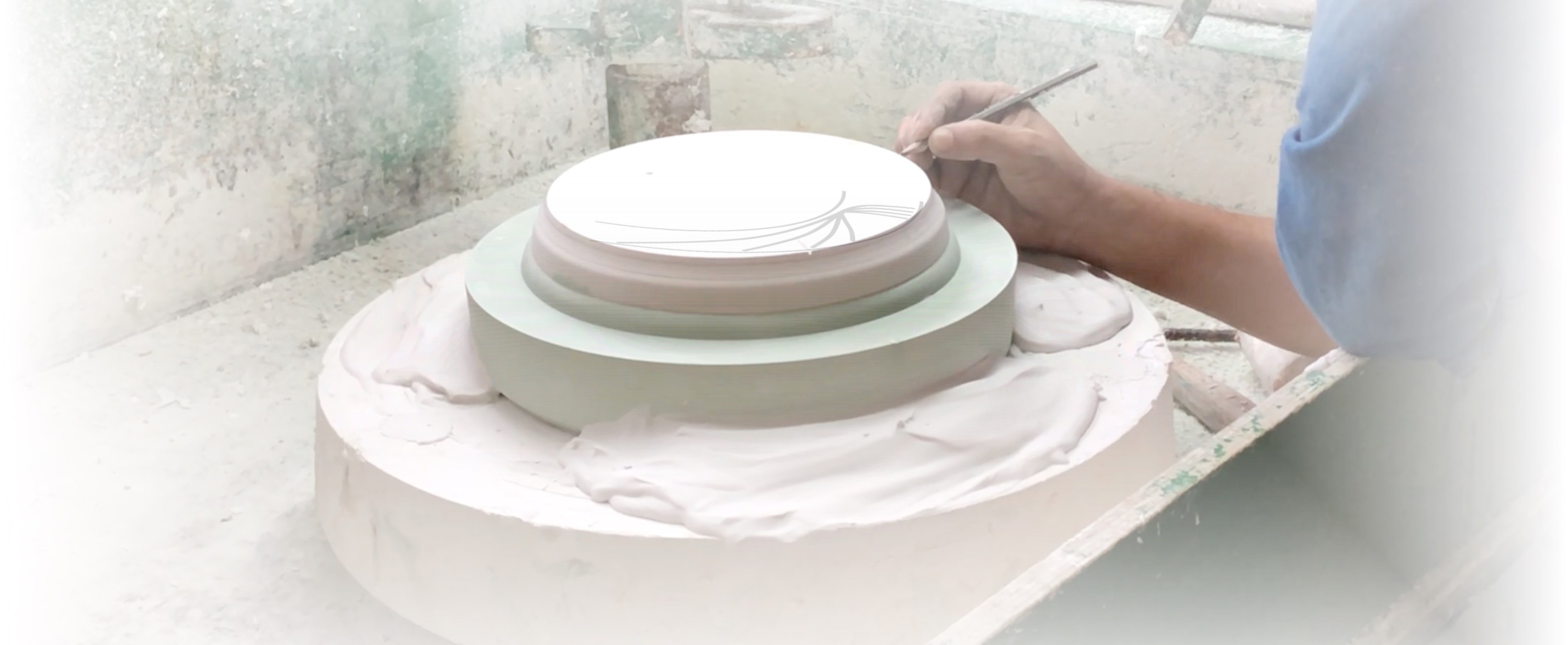 The relief tableware from Holst Porzellan, beautiful, durable and